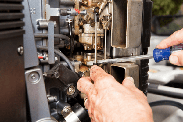 réglage carburateur tronçonneuse vis h et l